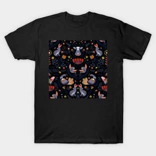 Scandinavian Folk art T-Shirt